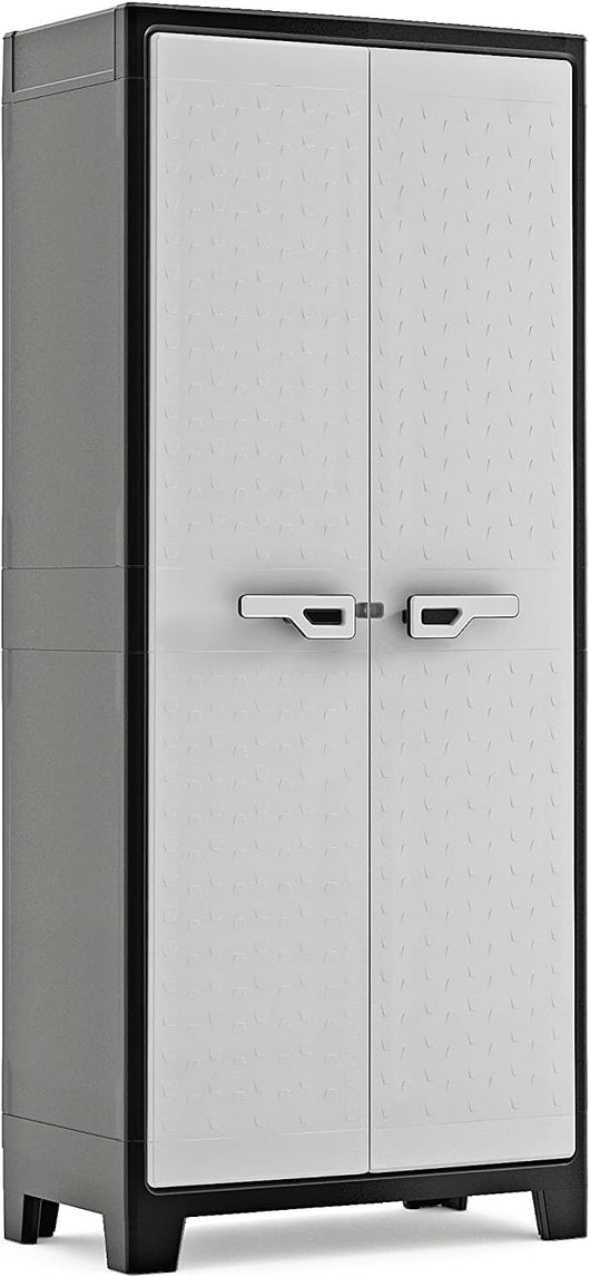 Armadio 4 Ripiani 80x44x182 cm Keter Titan Alto XL Grigio