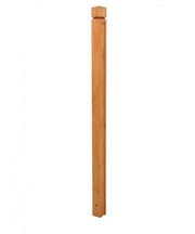 Graticcio solo palo legno cm6x6h95 inciso sui 4 lati