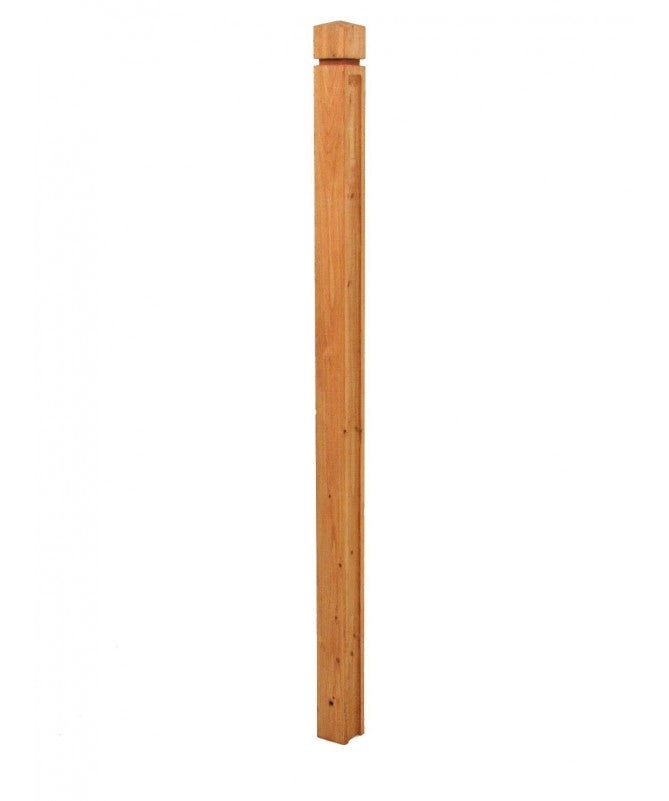 Graticcio solo palo legno cm6x6h95 inciso sui 4 lati