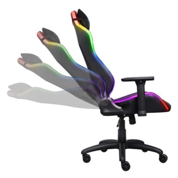 Trust gxt 719 ruya sedia da gaming per pc seduta imbottita nero - 25185