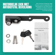 Motociclisti Antidiefstal - Set di Bloccaggio - 2 Chiavi - Attrezzatura di Sicurezza - Adatto per Motociclisti - Protegge contro la Furto - Bloccaggio Motociclistico
