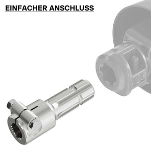 Boccola albero cardanico 175 mm Attacco albero scanalato 1 3/8" 21D Albero uscita 1 3/4" 6D Trattore