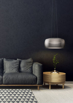 Plafoniera Modern in Metallo Solen Nero