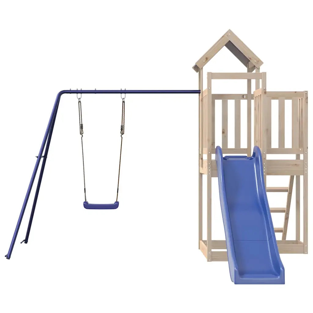 Set da Gioco da Esterno in Legno Massello di Pino 3278974