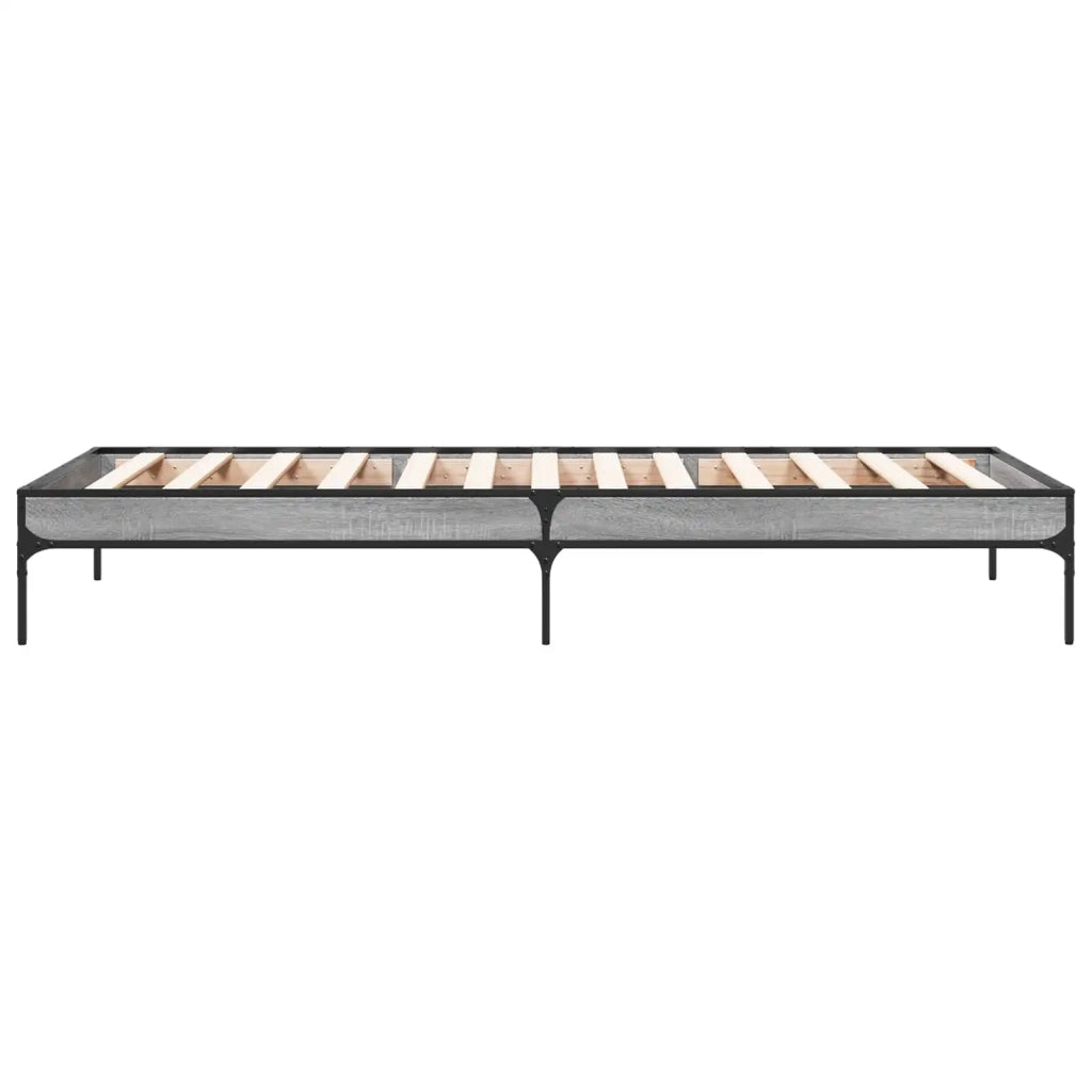 Struttura del letto Sonoma grigio 80 x 200 cm 8009131