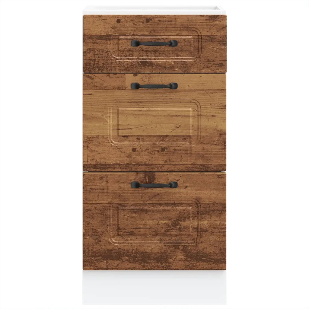 Base da Cucina Kalmar Legno Vecchio in Legno Multistrato