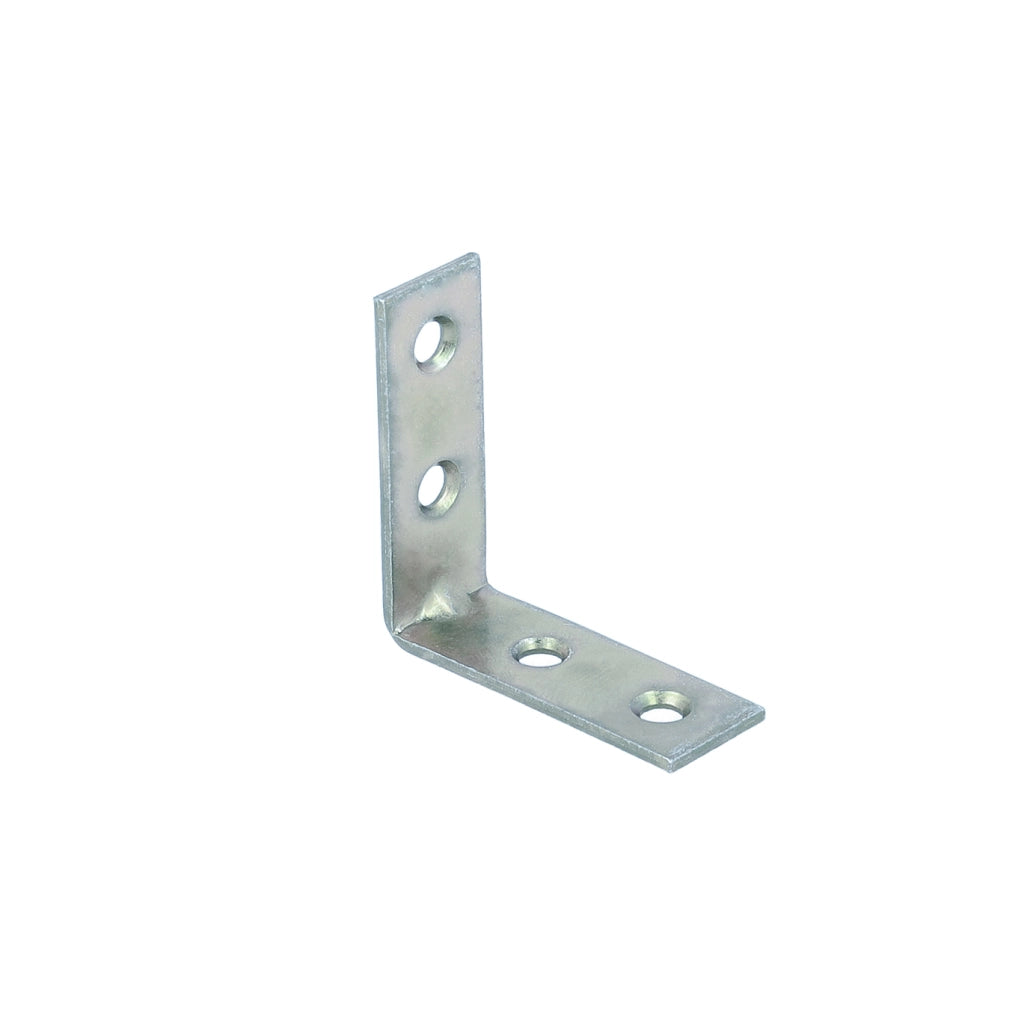 Lastrine di giunzione ad angolo 80 x 80 mm. - zincate - 4 pz.