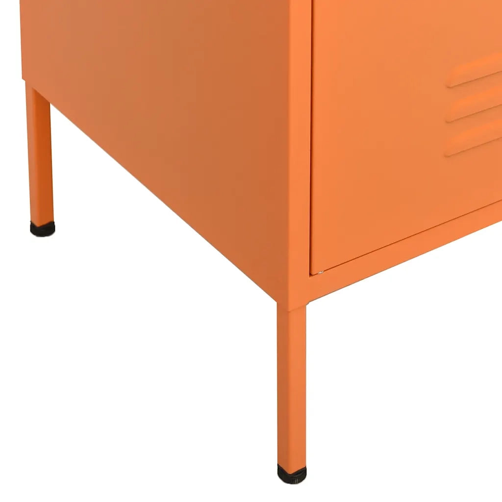 Armadietto Arancione 80x35x101,5 cm in Acciaio cod mxl 40777