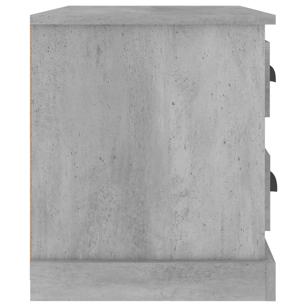 Comodino | Armadio da Notte | Mobiletto da notte Grigio Cemento 60x39x45 cm