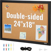 Tavolo di lavoro da 24" x 18" con fissaggio alla parete, cornice in MDF con adesivo.