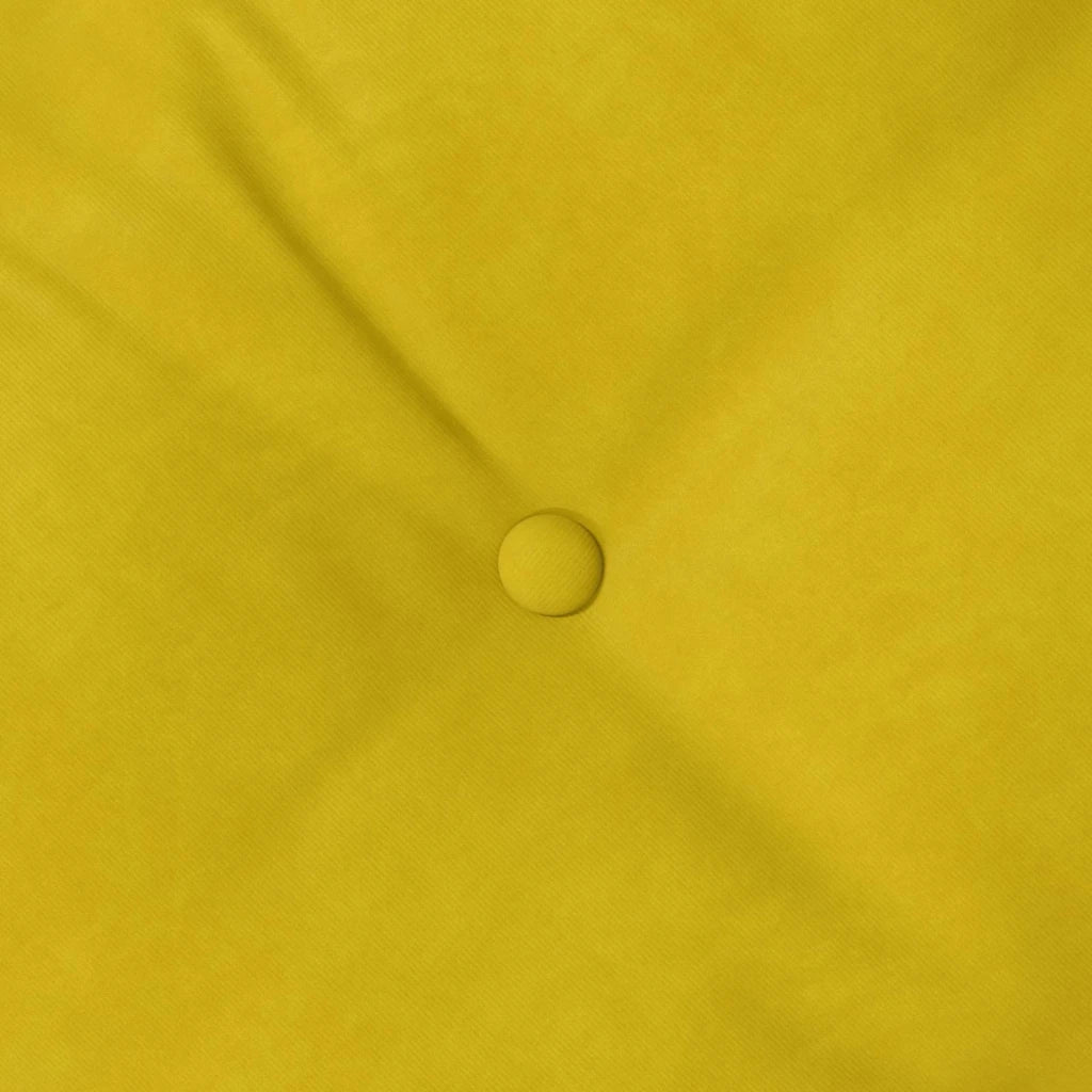 Cuscino per Schiena Giallo 160 x 50 cm Tessuto in Cords 42014897