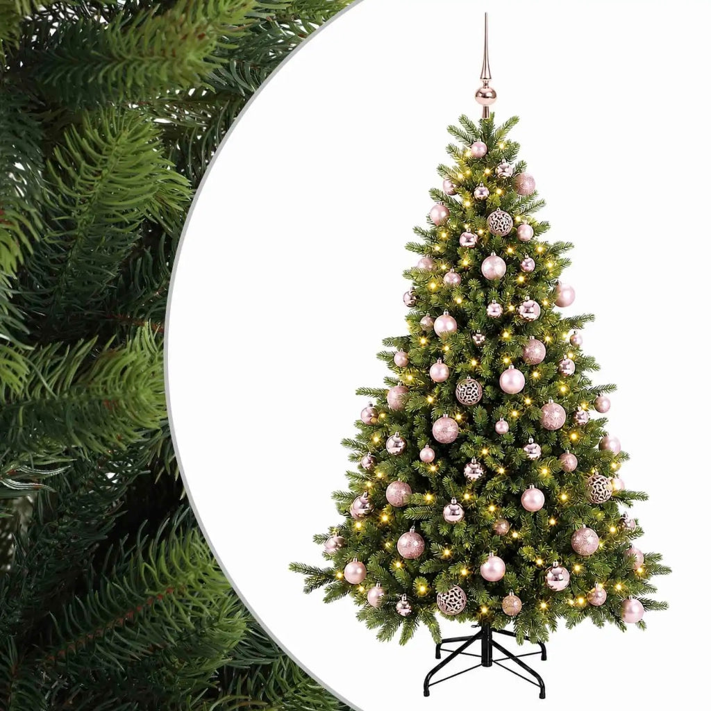 Albero di Natale artificiale con palline 180 cm 300 LED 3466705