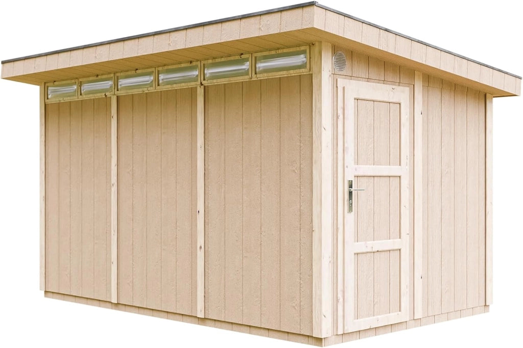 Casetta da Giardino di QUALIT? PREMIUM 8,7m?²-L412xW279cm - TIMBELA M904