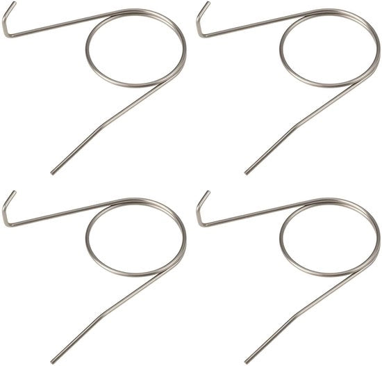 Kit di molla di avvio per catena 4 pezzi - Compatibile con Husqvarna - Meccanismo di avvio per catena - Leggero - Materiale metallico - Eccellente elasticità - Componenti di regolazione per catena