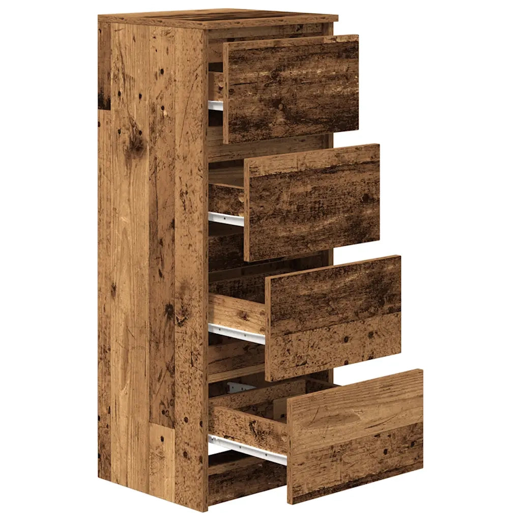Credenza-Buffet-Armadio da cucina Legno Antico 37,5x35x99 cm in Legno Multistrato