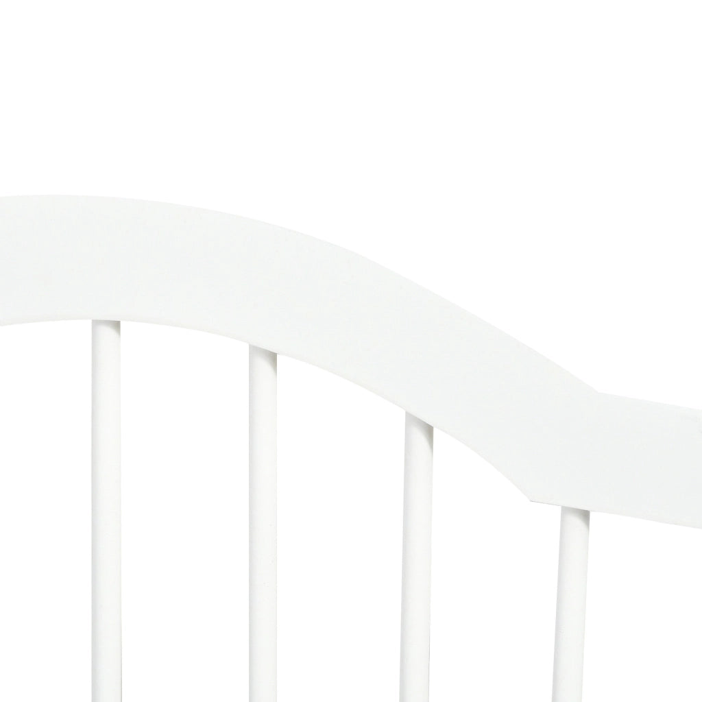 Cancelletto di Sicurezza Pieghevole per Animali Domestici 154,5x29,5x61 cm in Legno e MDF Bianco