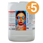 Riduttore Ph Minus Liquido Piscina, 5 Confezioni Da 10 Kg