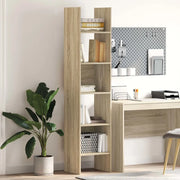 Libreria Rovere Sonoma 40x35x180 cm in Legno Multistrato 803401