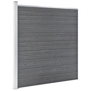 Pannello di Recinzione in WPC 699x186 cm Grigio 3053227