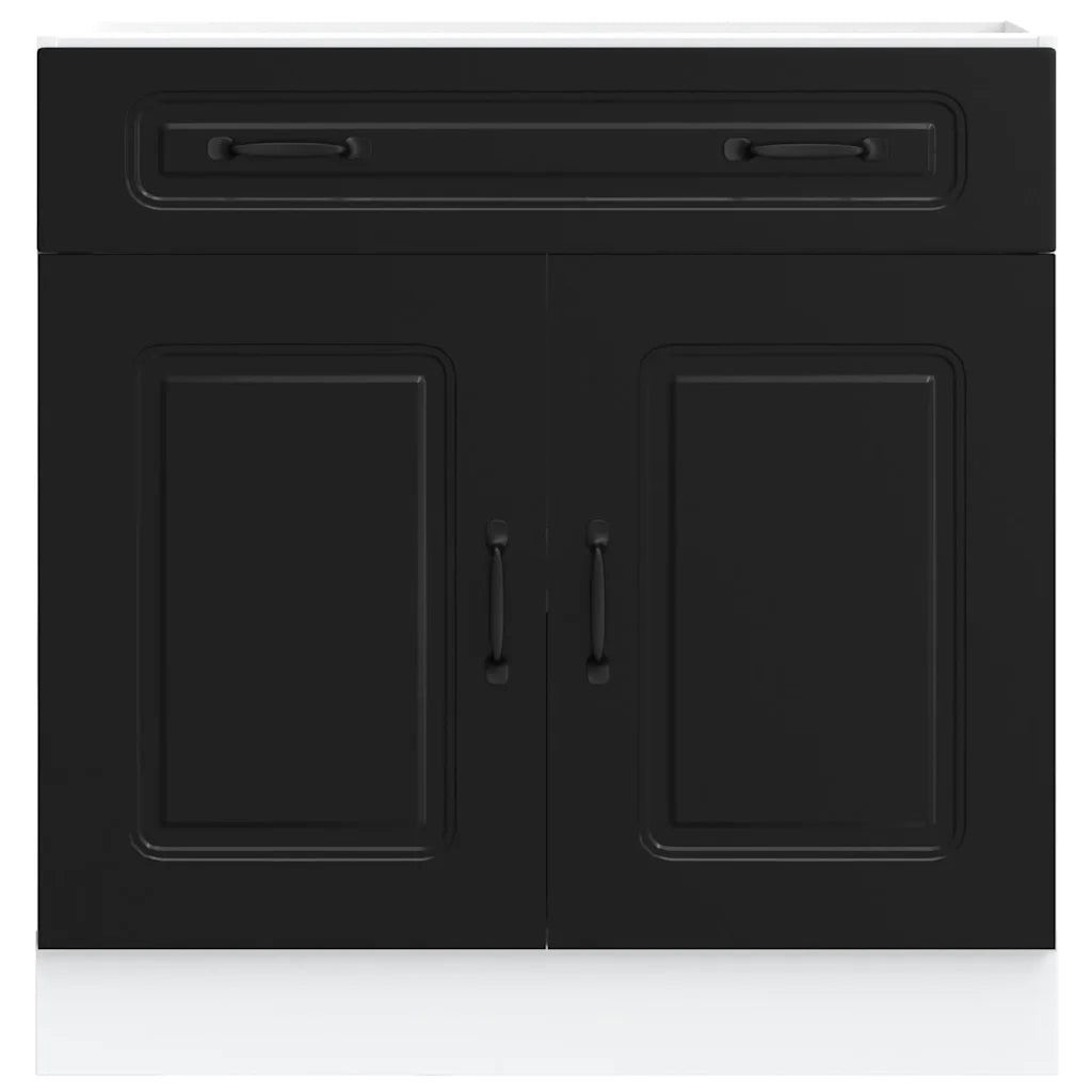 Base da Cucina Kalmar Nero in Legno Multistrato