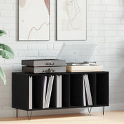 Cabinet per registratori  Nero Rovere 100x38x48 cm Legno ingegnerizzato