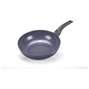 Moneta, Wok Minerva Finegres, 28cm, Rivestimento Naturale, Per Induzione, Made in Italy