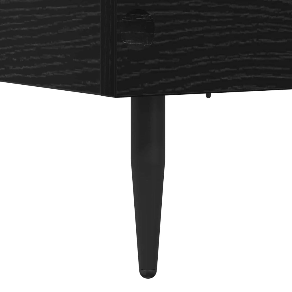 Struttura del letto Rovere Nero 80 x 200 cm 8009056