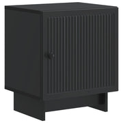 Armadio da Notte Nero 43 x 34,5 x 50 cm Legno ingegnerizzato