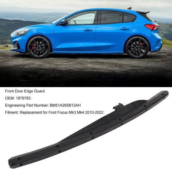 Sistema di protezione da urti per lato sinistro in nero per Ford Focus Mk3 Mk4 2010-2022