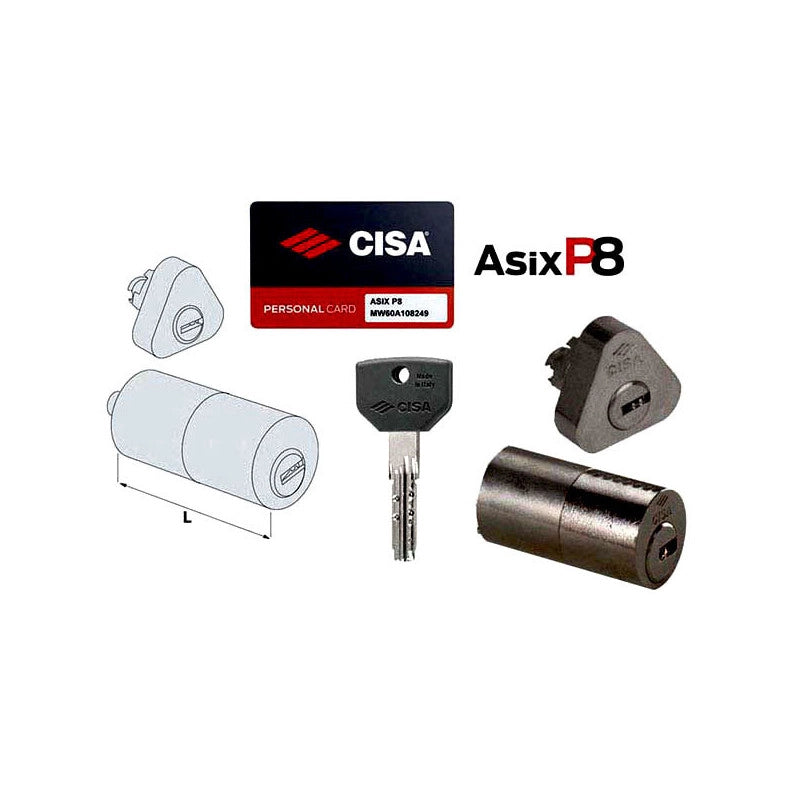 Cilindro App.Tondo Doppio 55 0Q149-00-0 Cisa