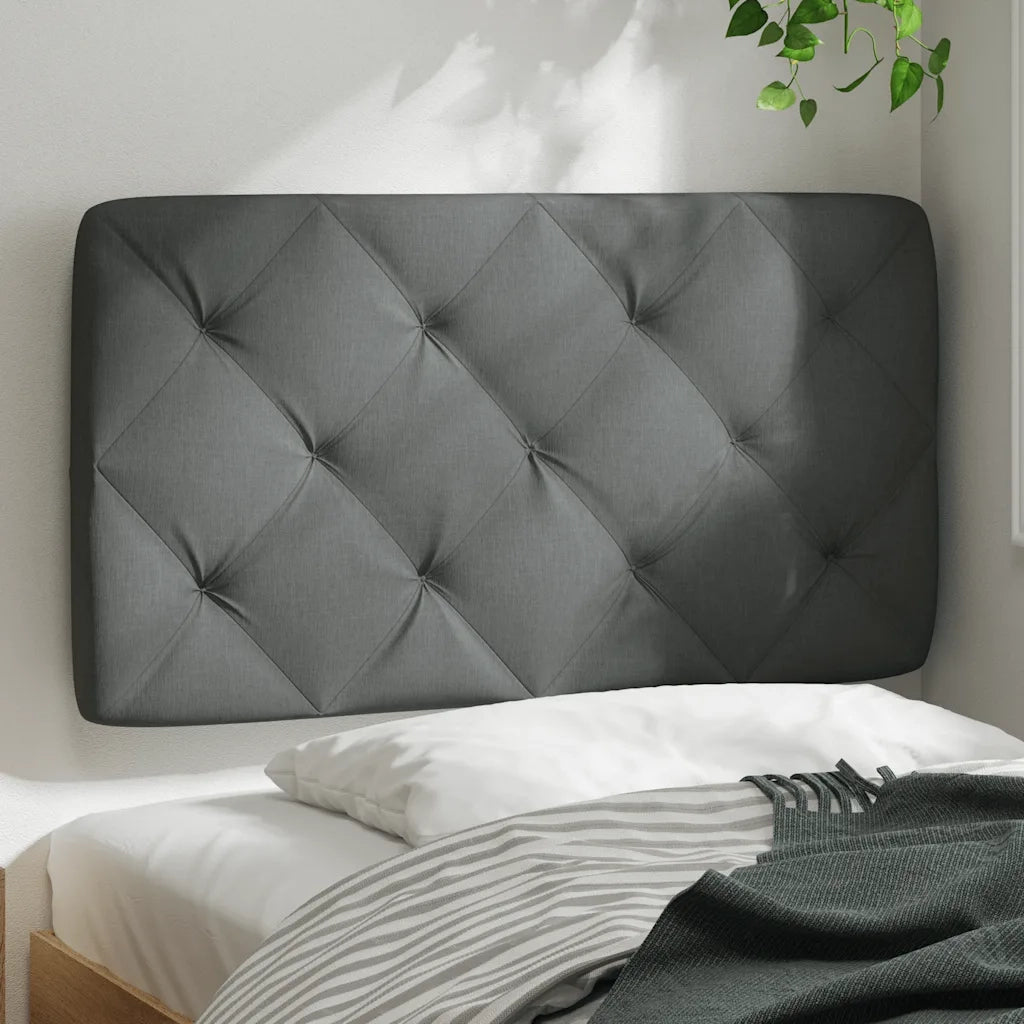 Cuscino Testiera Grigio Scuro 80 cm in Tessuto CFW6638199