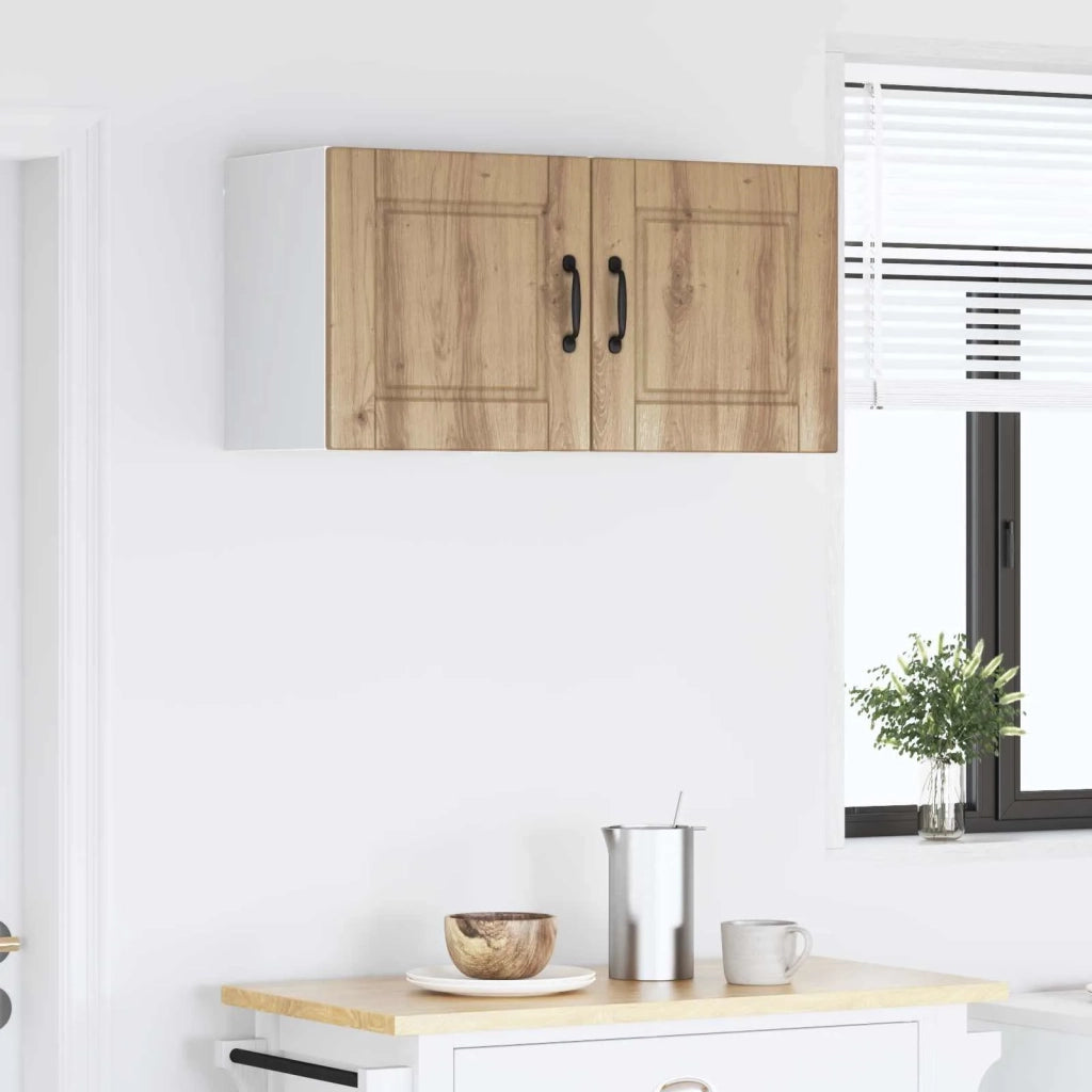 Armadietto a muro PORTO 2 pcs Rovere artigianale
