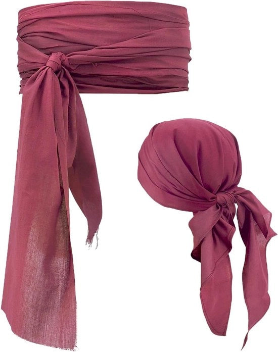 Costume da pirata per donne con accessori come cappello e cintura - Perfetto per Halloween, carnevale e eventi mascherati