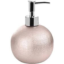 GLITTER DISPENSER IN CERAMICA ROSA RAMATO