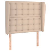 Testiera | Testata ad Orecchio Cappuccino 93x23x118/128 cm in Similpelle