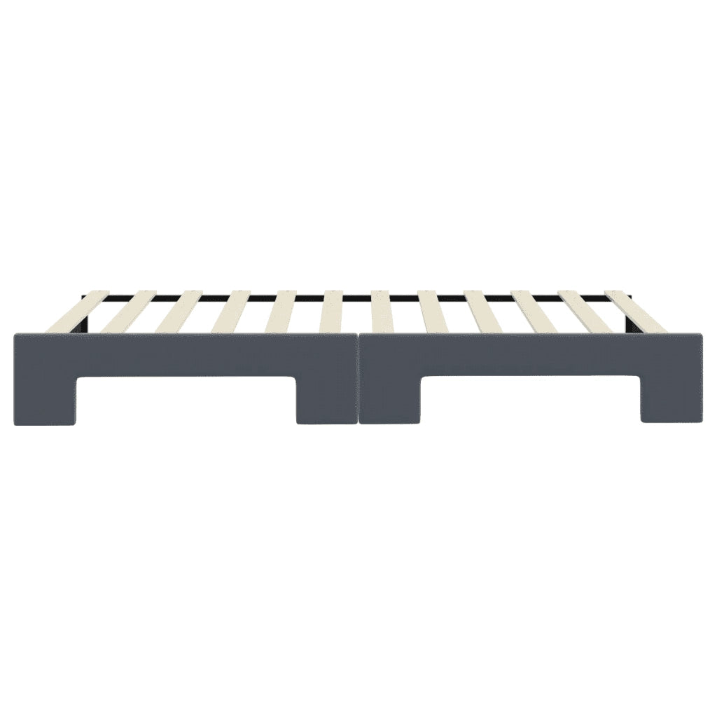Divano Letto con Letto Estraibile-Sofa Letto-Daybed Grigio Scuro 100x200 Velluto 295347