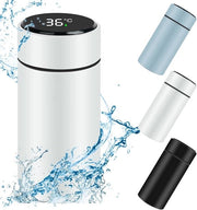 Mini Termos 200 ml con Visualizzazione della Temperatura LED - Isolante in Acciaio Inossidabile per Bevande Calde e Freddi