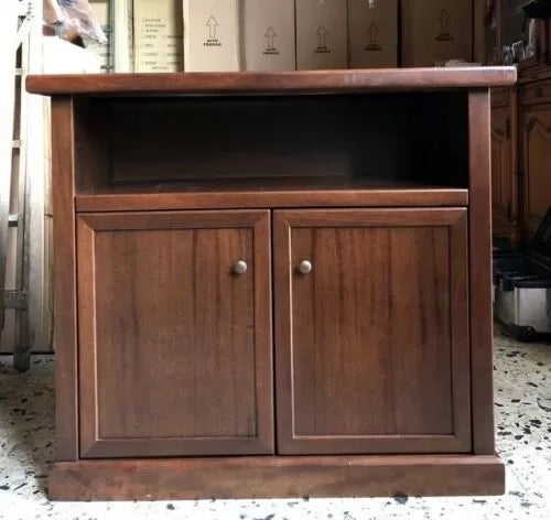 Mobile porta tv legno arte povera tinta noce 84x40x75 (377) - Mobili 2G