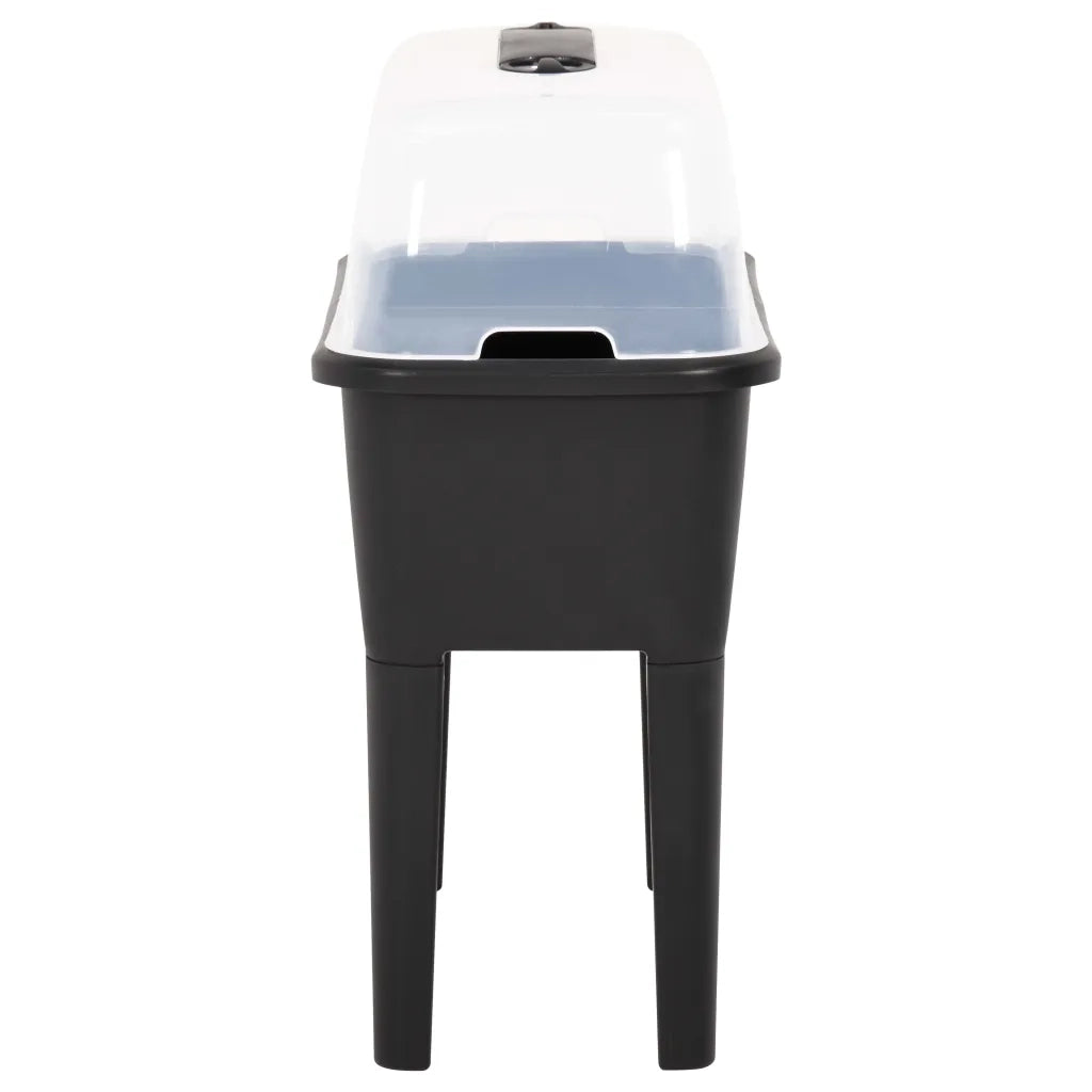 Fioriera Rialzata-Vaso da Esterno-Fioriera Elevata 77x38,7x82 cm in PP