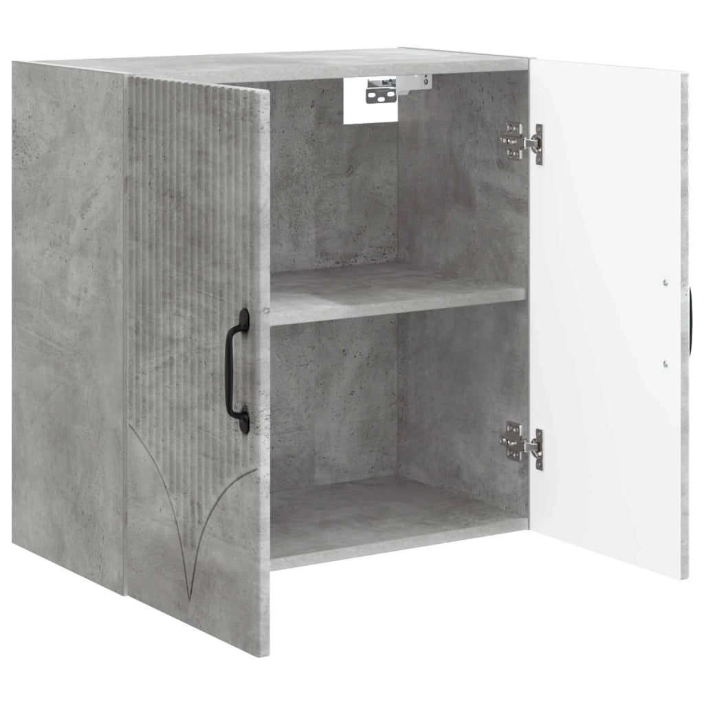 Mobiletto a muro Grigio Cemento 59 x 31 x 60 cm 898918