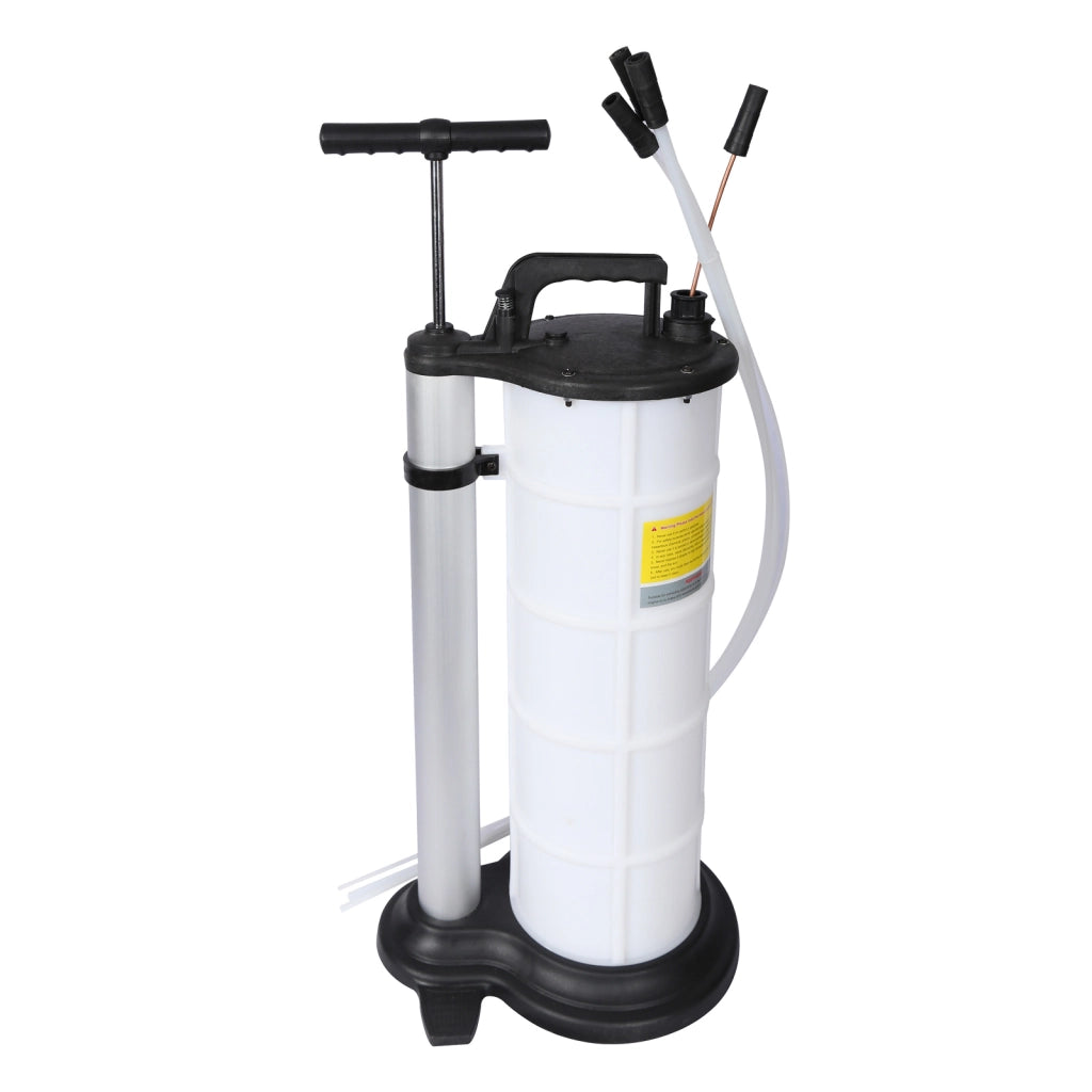 Estrattore manuale olio motore fluidi con serbatoio 9 litri 3 tubi Pompa di aspirazione