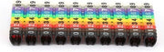 Clip C-vormig per identificazione cavi in diverse colori con numerazione (1,5 mm²)