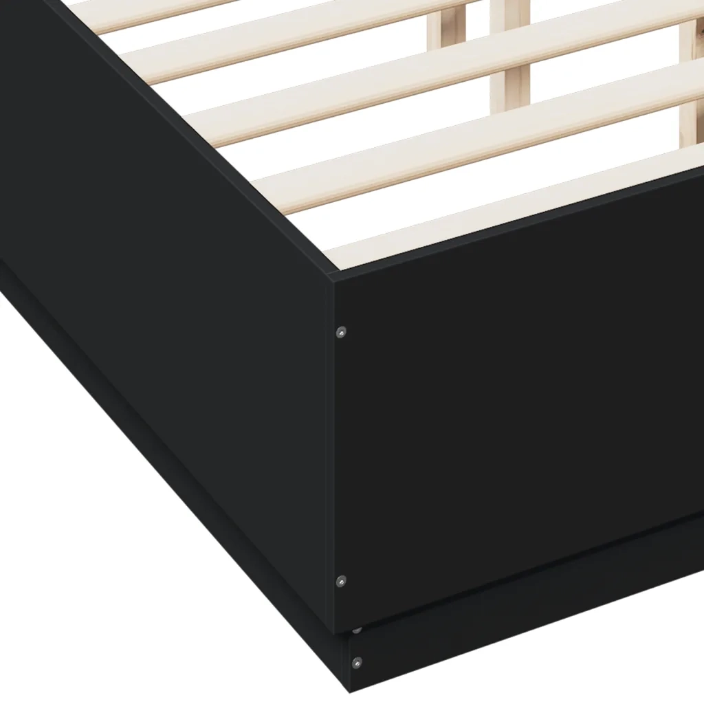 Giroletto Nero 120x190 cm in Legno Multistrato