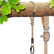 Kit di cinghie per sospensione di amaca da albero, adattabile, rapido e facile da installare, per amaca da giardino, interni, esterni, campeggio, aree giochi.