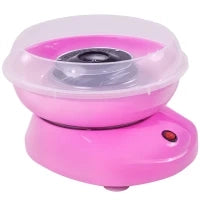 Macchina per Zucchero Filato in PP, Acciaio Inox e Alluminio 450W 27 x 26 x 18cm Rosa