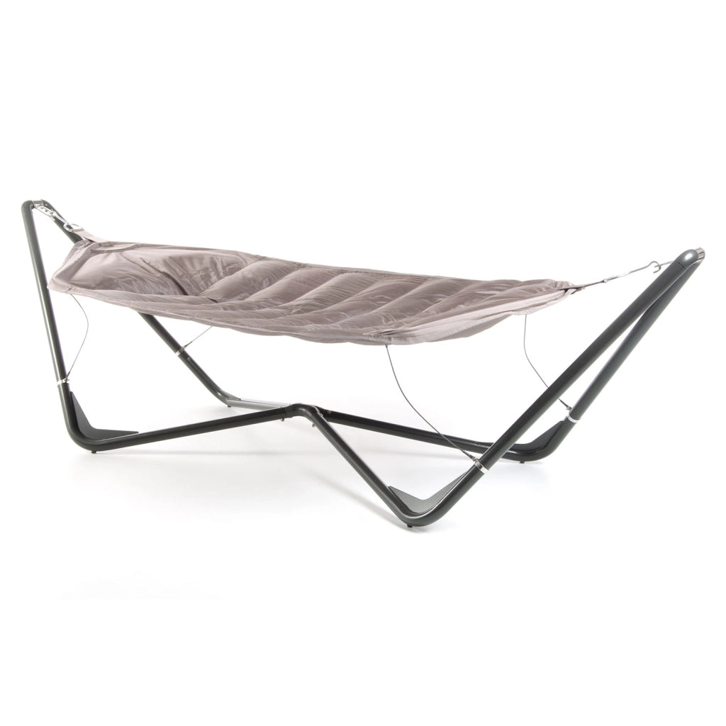 Amaca da Giardino a Gondola 336x130 cm in Poliestere Grigio