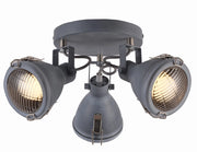 Plafoniera Candellux Crodo 98-71132 grigia 39cm 3xE14