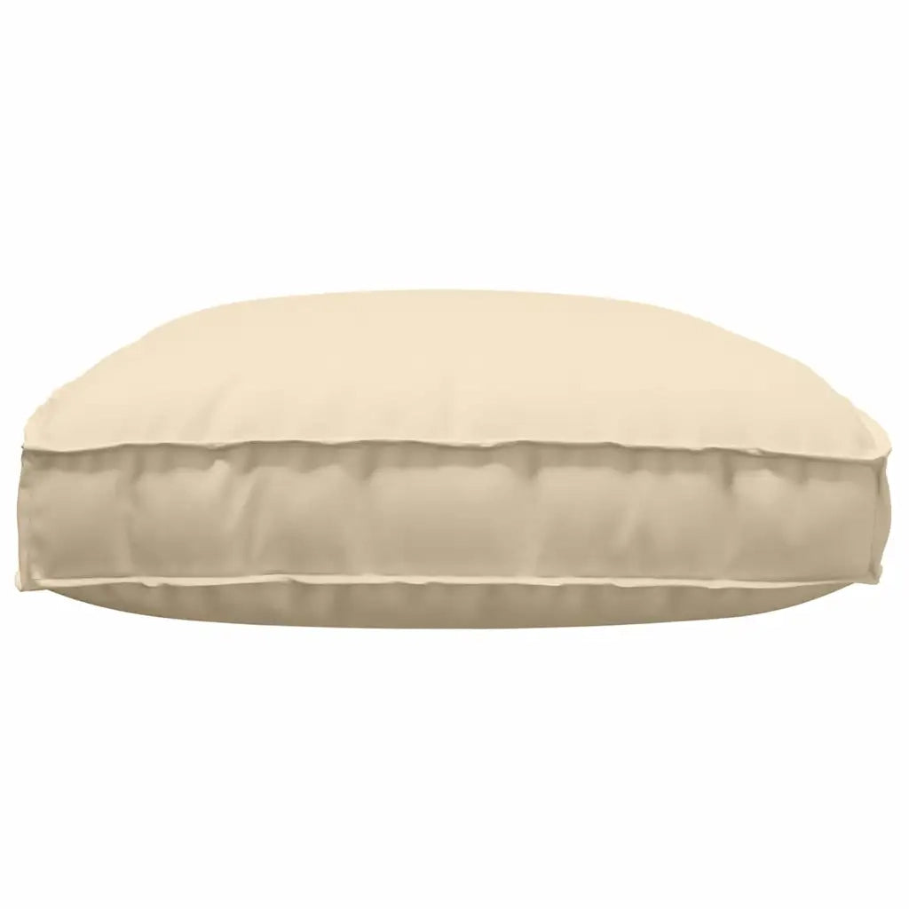 Cuscino Beige 120 x 80 x 12 cm Tessuto Oxford 42001571