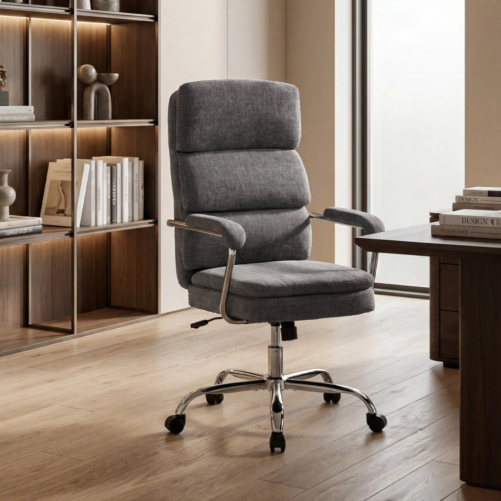 Sedia da ufficio regolabile girevole 360¡ã ¨C Minimal ¨C Grigio