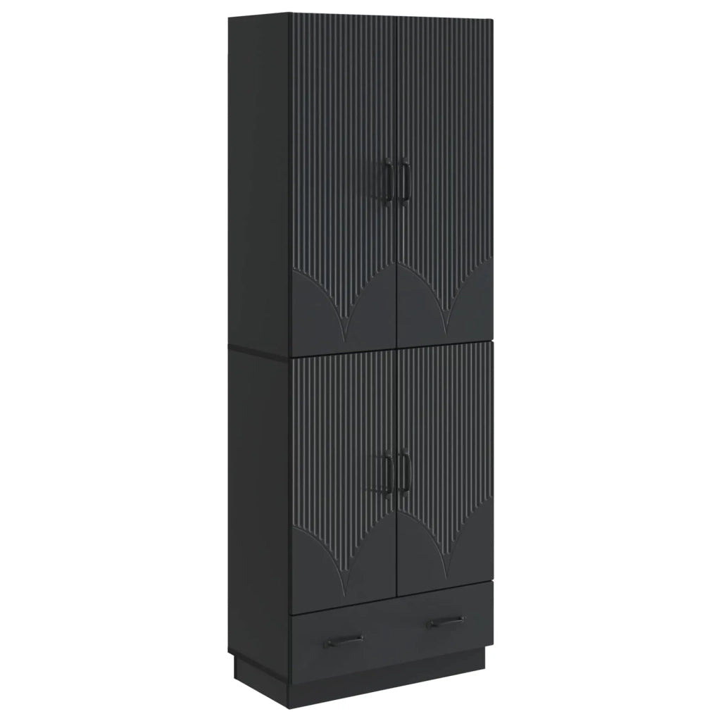 Set di armadi 2 pz Nero Legno ingegnerizzato 3416773